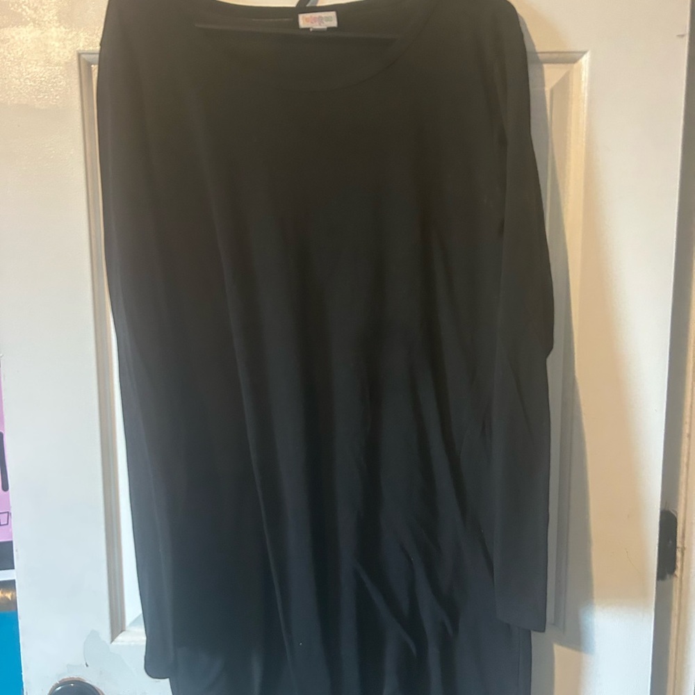 LuLaRoe Black Long Sleeve Dress
